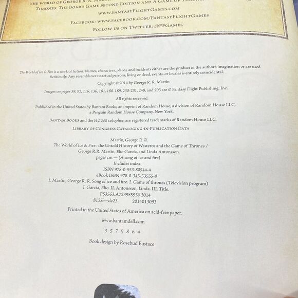 The World of Ice & Fire The Untold History of Westeros and the Game of Thrones - Picture 5 of 5